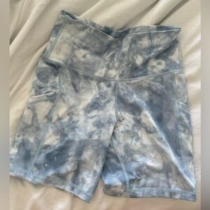 blue aerie offline biker shorts